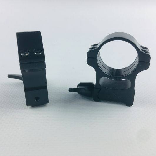 Кольца Rusan быстросъемные Prism 19мм (CZ550) на 25,4мм H19 рычажные (011-19-25,4-19-R)