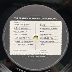 Винтажная виниловая пластинка LP The Beatles At The Hollywood Bowl (Япония 1977) (Оби)