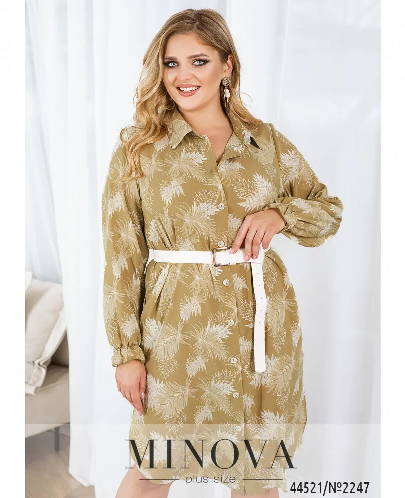 Платье 2247-фисташковый Minova