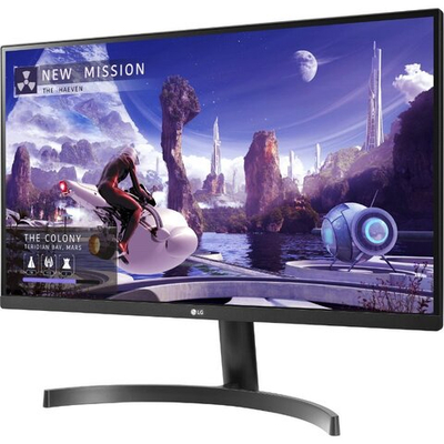 МОНИТОР 27" LG 27QN600-B Black (IPS, LED, Wide, 2560x1440, 75Hz, 5ms)