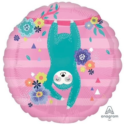 Круг "Ленивец в цветах"