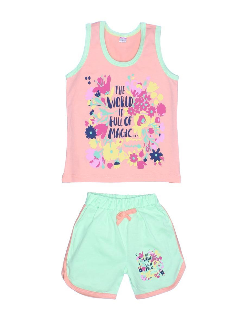 Комплект д/ дев "Full of magic" р.110-116 оранж (Sladik Mladik) SM202