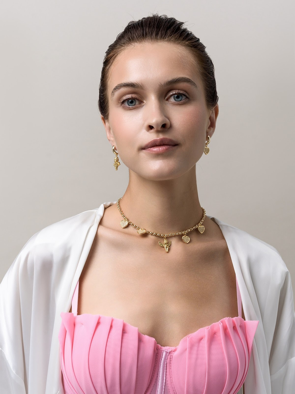 Серьги "Angel heart" Gold
