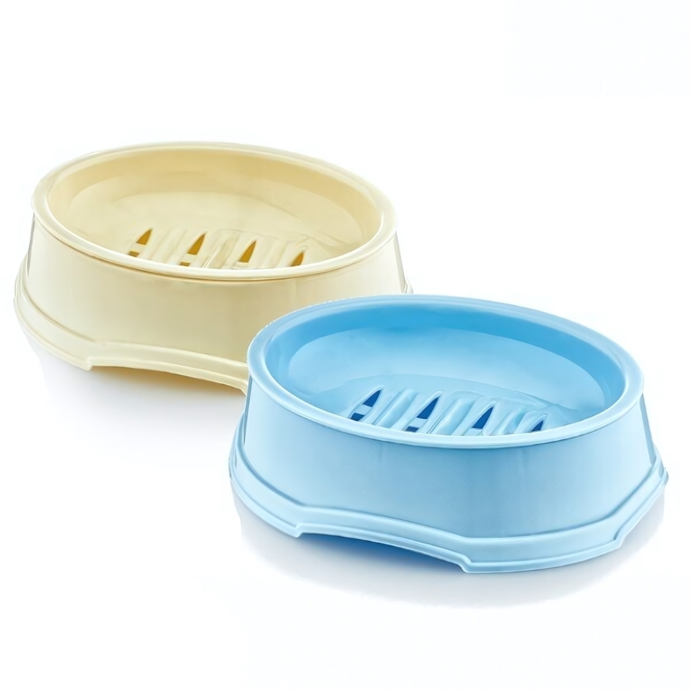 Мыльница настольная Двухсекционная цвет в ассортименте 09161