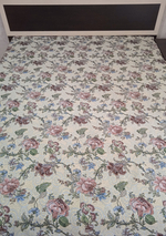 Покрывало гобеленовое Цветочный ковер евро (240х200)