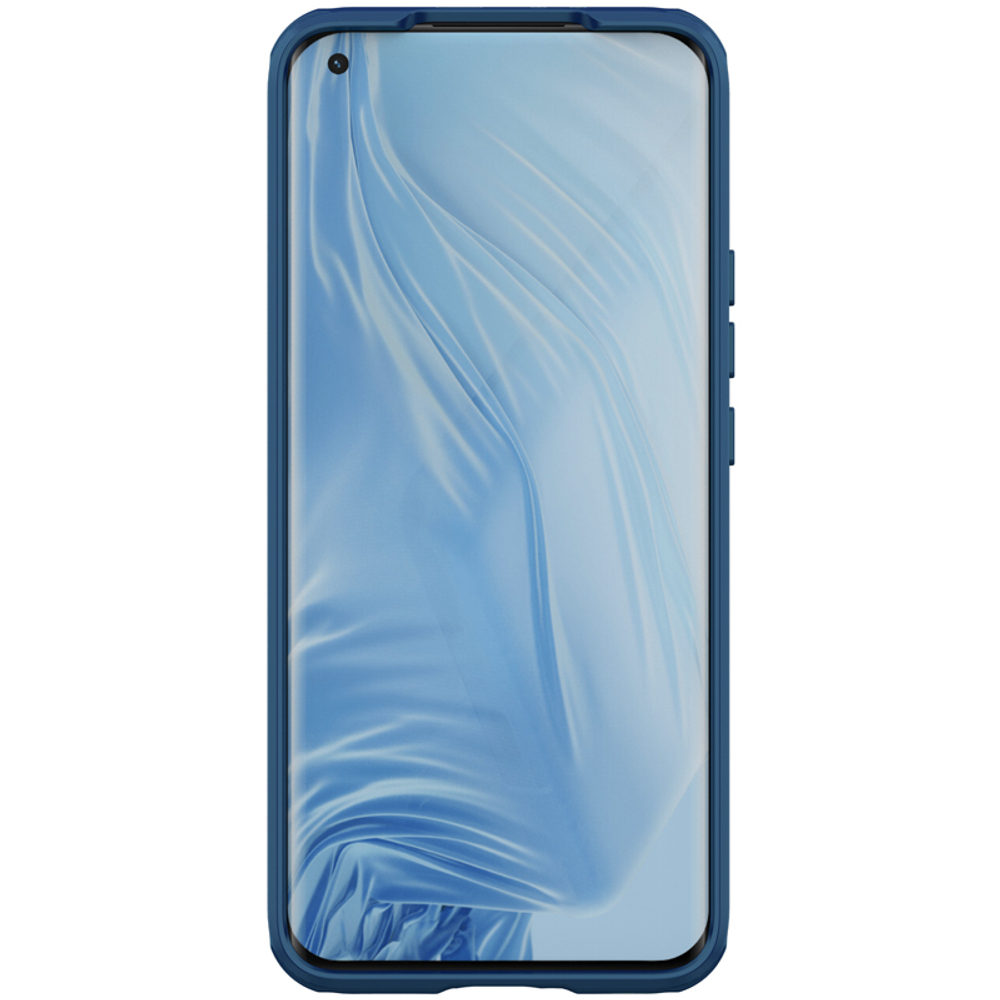 Чехол синий от Nillkin CamShield Pro для телефона Xiaomi Mi 11, с защитной крышкой для задней камеры