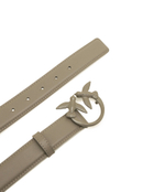 Кожаный ремень LOVE BERRY Pinko - бежевый(100125 A1K2)