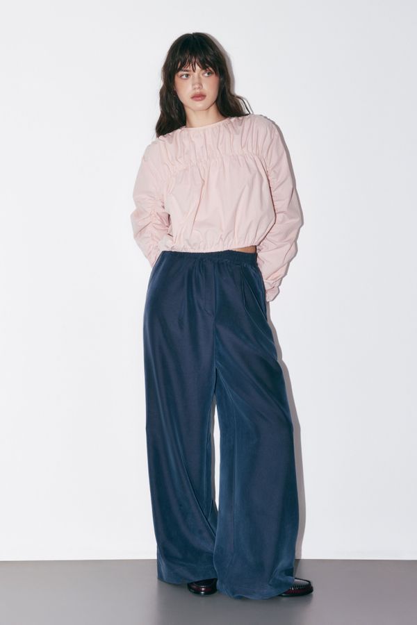 Рубашка с драпировкой 