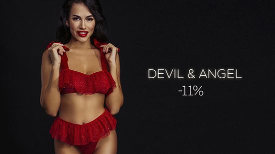 Скидка 11% на эротическое белье Devil & Angel 😈