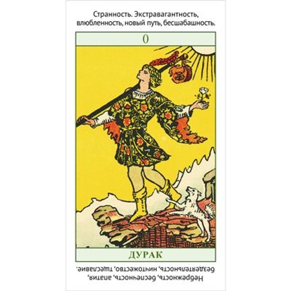 Набор "Изучаем Таро с нуля. Обучающая колода с подсказками на картах"