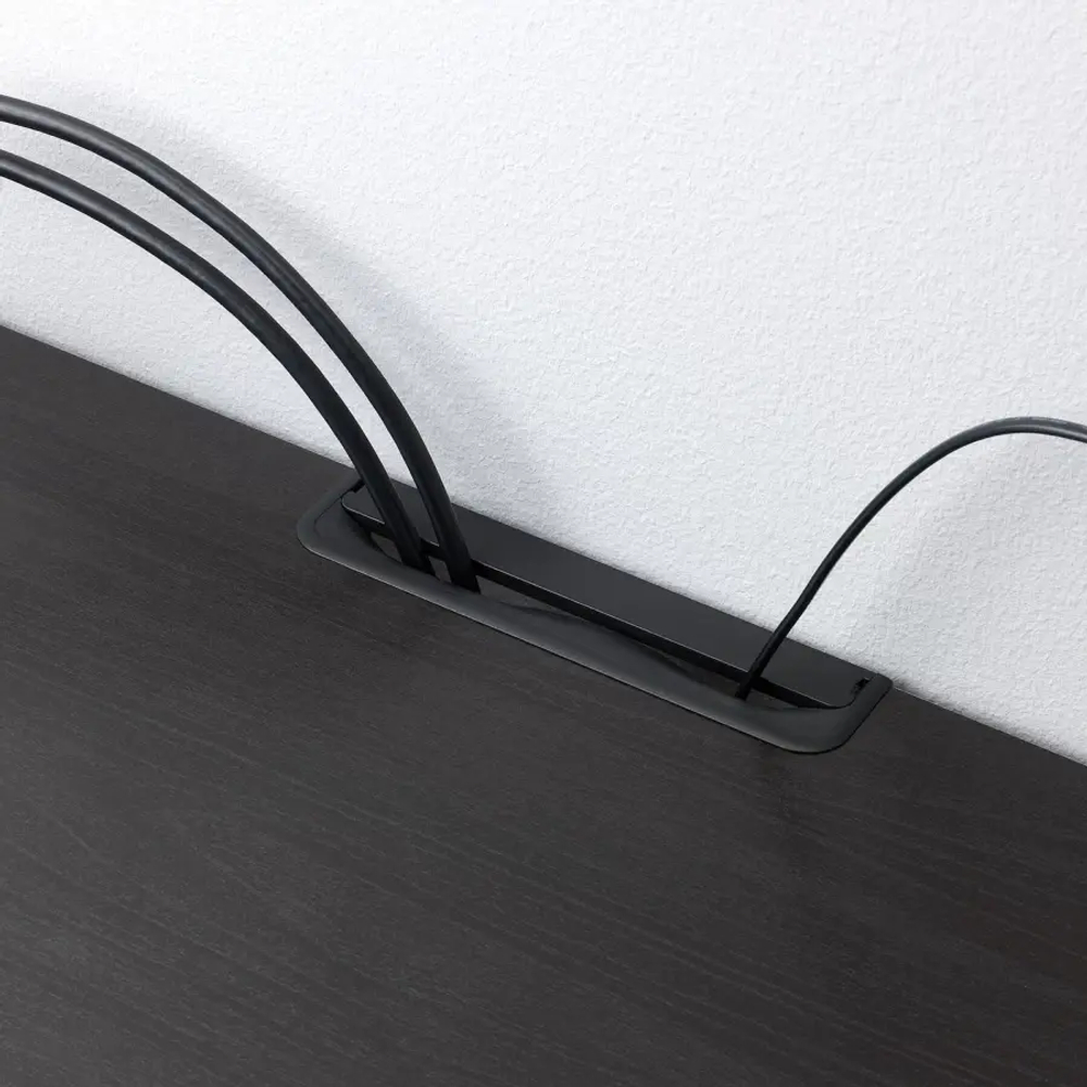 Тумба под ТВ - IKEA BESTÅ/BESTA LACK, 195x42x300см, черный, БЕСТО ЛАКК ИКЕА