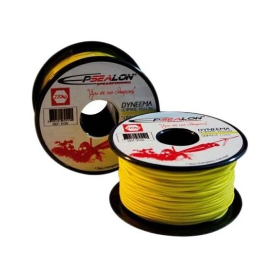 Линь Epsealon Dyneema Ultimate желтый 1,5 мм 220 кг 1 метр (катушка 50 м)