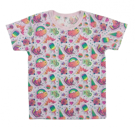 Футболка для девочки 411/149 мороженое