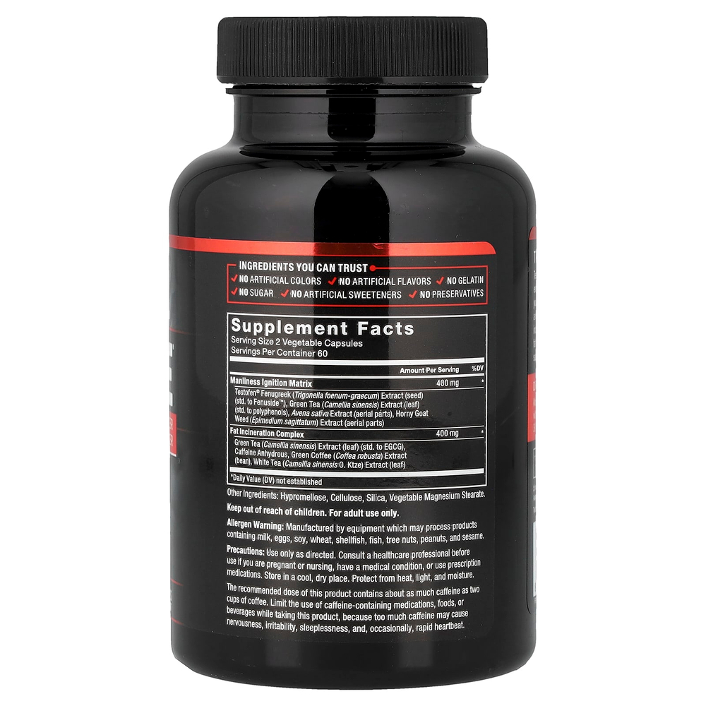 Force Factor, Test X180 Ignite®, 120 капсул