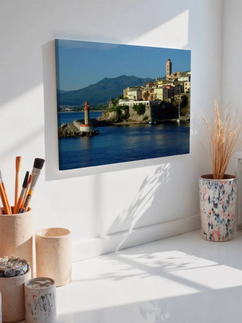 Картина на стену 40 X 50 Портовый городок