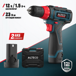 Аккумуляторная дрель-шуруповерт ALTECO CD 12-23 X2