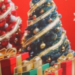 Пакет подарочный «Северная сказка» 23*18*10 см, микс