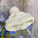 Вязаный комплект на выписку 5 предметов  "Круже" (Одеяло утеплен., бант, пинетки, комбинезон, шапка) (Цвет: Розовый)