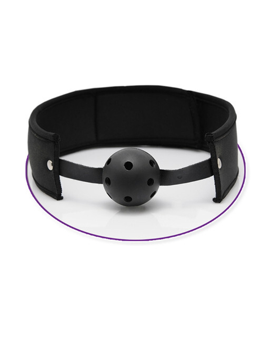 Дышащий кляп Ultra Breathable Ball Gag (Цвет: черный)