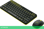 Набор периферии Logitech Wireless Combo MK240 Nano черный (920-008213)