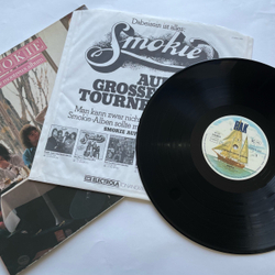 Винтажная виниловая пластинка LP Smokie Смоуки, The Montreux Album (Германия 1978) No More Letters
