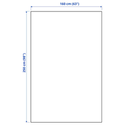 IKEA PRAKTVIAL  (ИКЕА ПРАКТВИАЛ)  -  Покрывало, голубое, 160x250 см