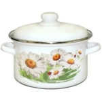 Кастрюля эмалированная 2л с рисунком 01-1610/4