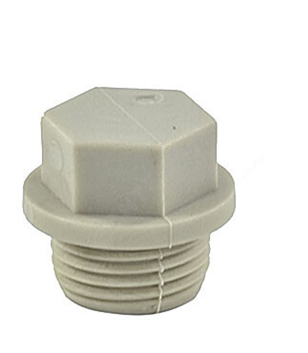 Заглушка (пробка) PP-R серая Дн 20х1/2" НР VALFEX 10163020Г