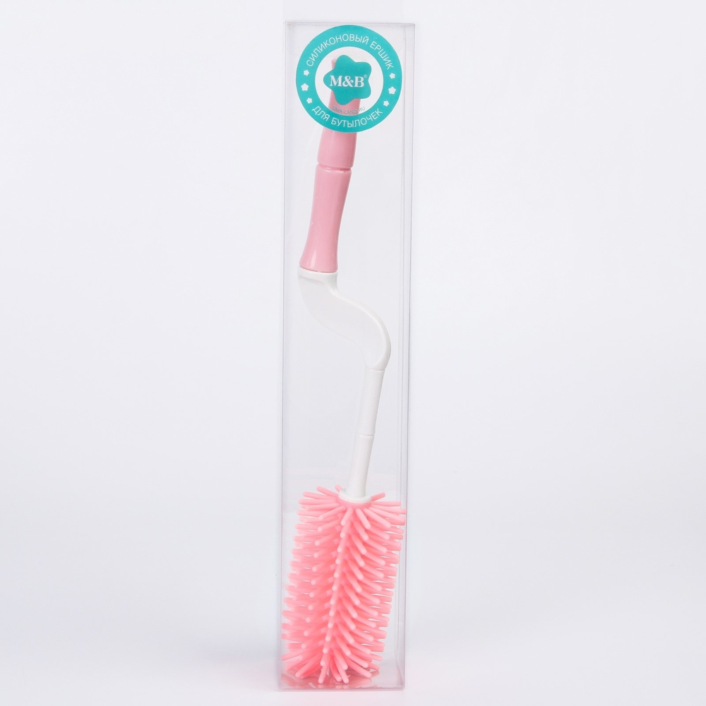 4618995 Ёршик по уходу за детскими бутылочками, силикон, цвет МИКС