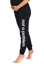 Джоггеры для беременных (Размер: S) (Цвет: черный)