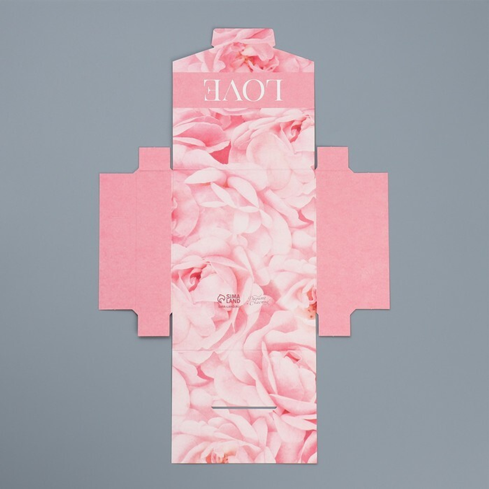 Складная коробка конверт«Розы», 15 х 15 х 4 см
