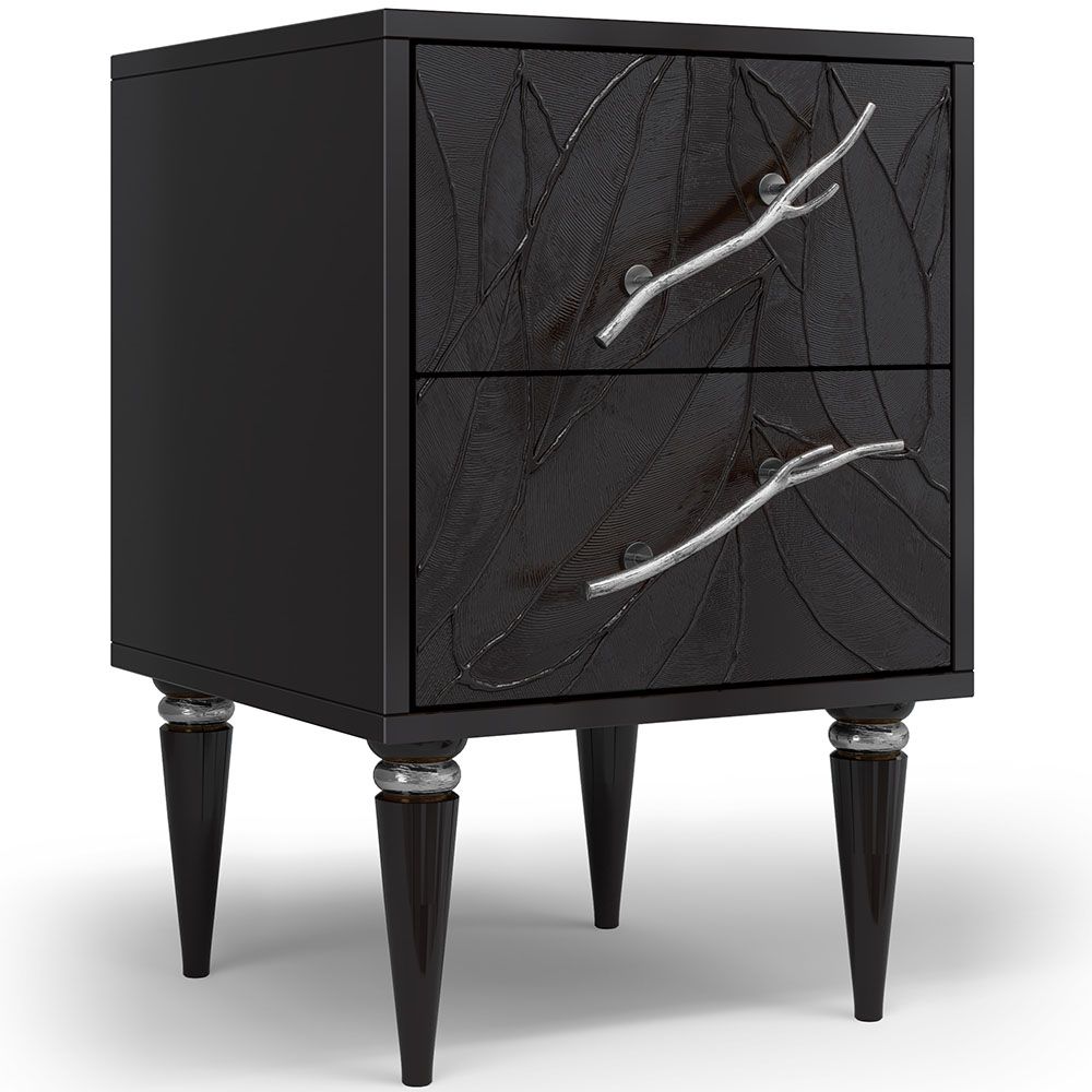 Тумба Арт Колор leaves Классик Сильвер Терпкий коричневый