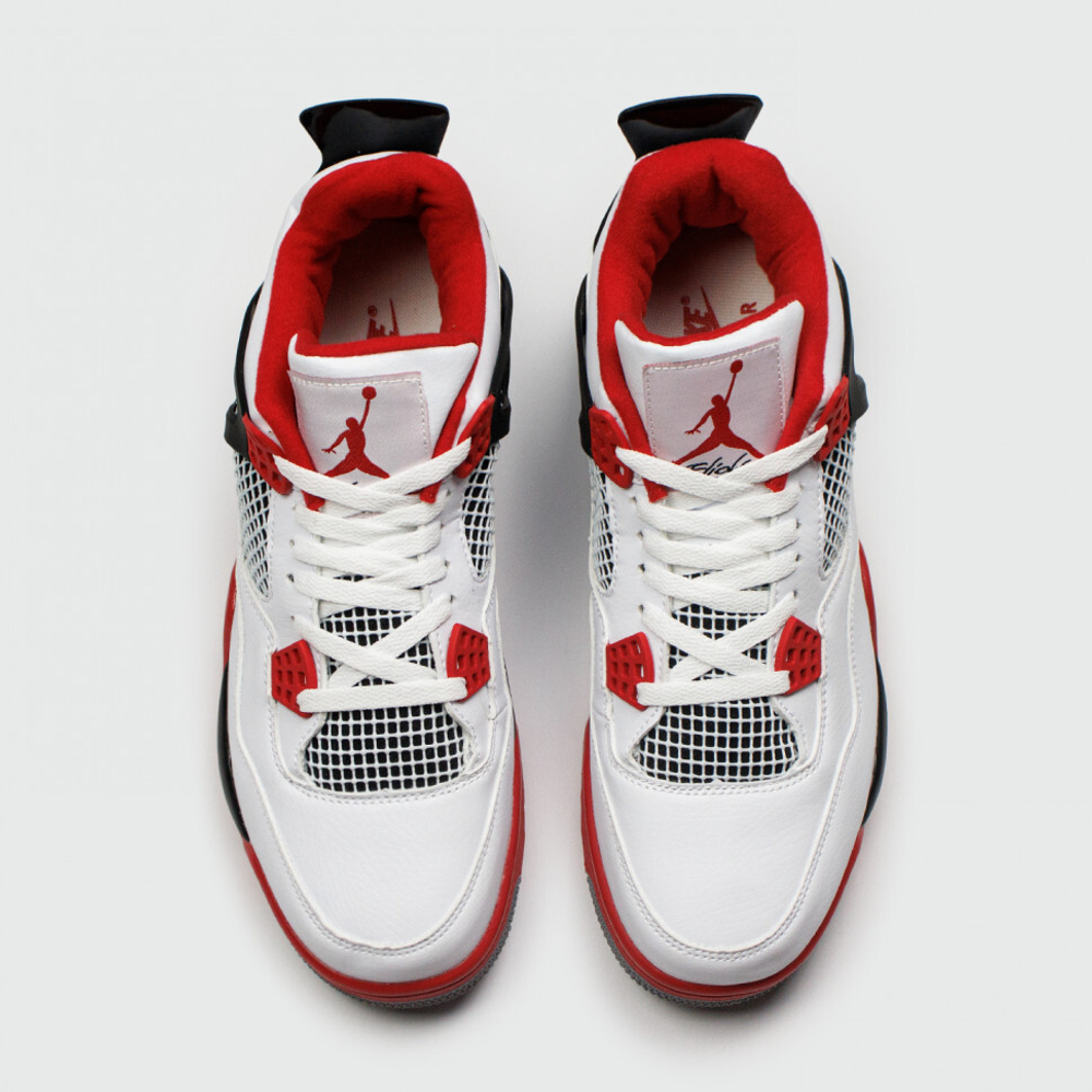 кроссовки Air Jordan 4 Retro White / Red Wmns
