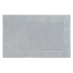 Коврик для ванной с фактурным бортиком светло-серого цвета из коллекции essential, 50x80 см