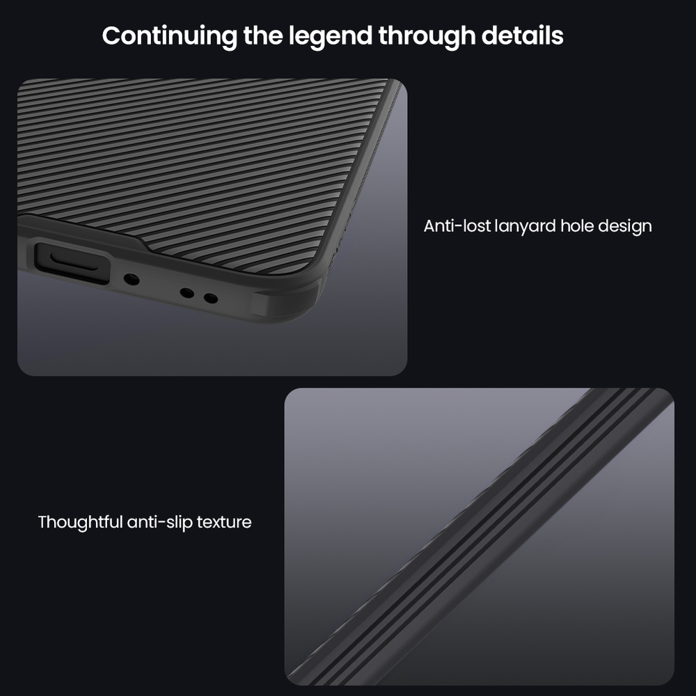 Чехол с защитной сдвижной шторкой для камеры на смартфона OnePlus 15R и Ace 6, 6T, серия CamShield Pro Case от Nillkin