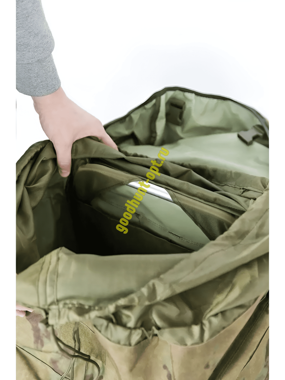 Тактический военный походный каркасный рюкзак 100 л Мох