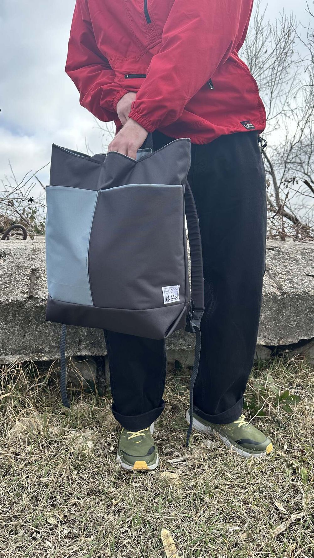 Рюкзак Klumba Colour Block Backpack сине-голубой