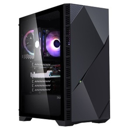 Корпус Midi-Tower Zalman Z3 Iceberg Black, RGB-подсветка, ATX, черный