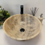 Раковина из оникса Bowl Grey TinLip BO-63042 45*45*17 42