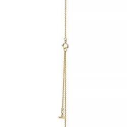 Подвеска из жёлтого золота 18к(750проба) с чёрным ониксом и бриллиантами, Tiffany💠 ✨Exclusive ✨