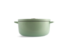 KitchenAid Чугунный кастрюля 22 см 3,3 л фисташковый
