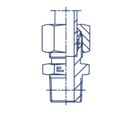 Штуцер FC DS08 NPT 1/4 (в сборе, B4)
