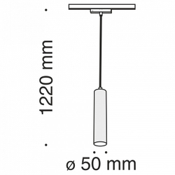 Подвесной светильник Maytoni Focus LED TR016-2-12W3K-B