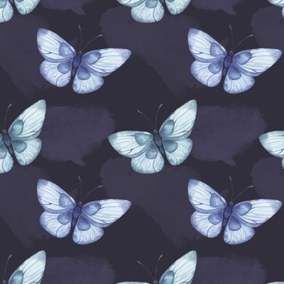 Голубые бабочки