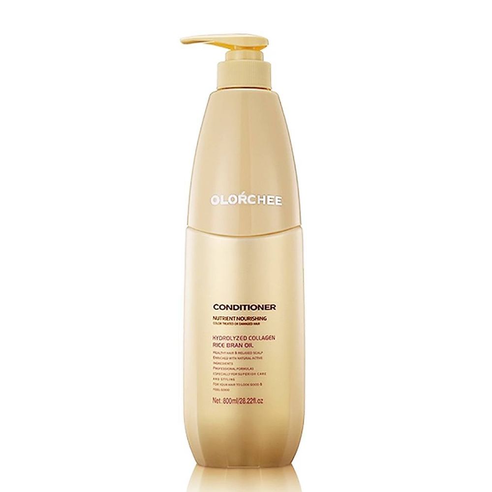 Кондиционер OLORCHEE Conditioner Nutrient Nourishing Color Treated or Damaged Hair с коллагеном для всех типов волос - 800 мл.