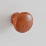 Комод Адель двухдверный 2 ящика из массива сосны, белый/черри