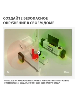 Измеритель электромагнитных полей / Детектор электромагнитного излучения EMF Milerd HiRange