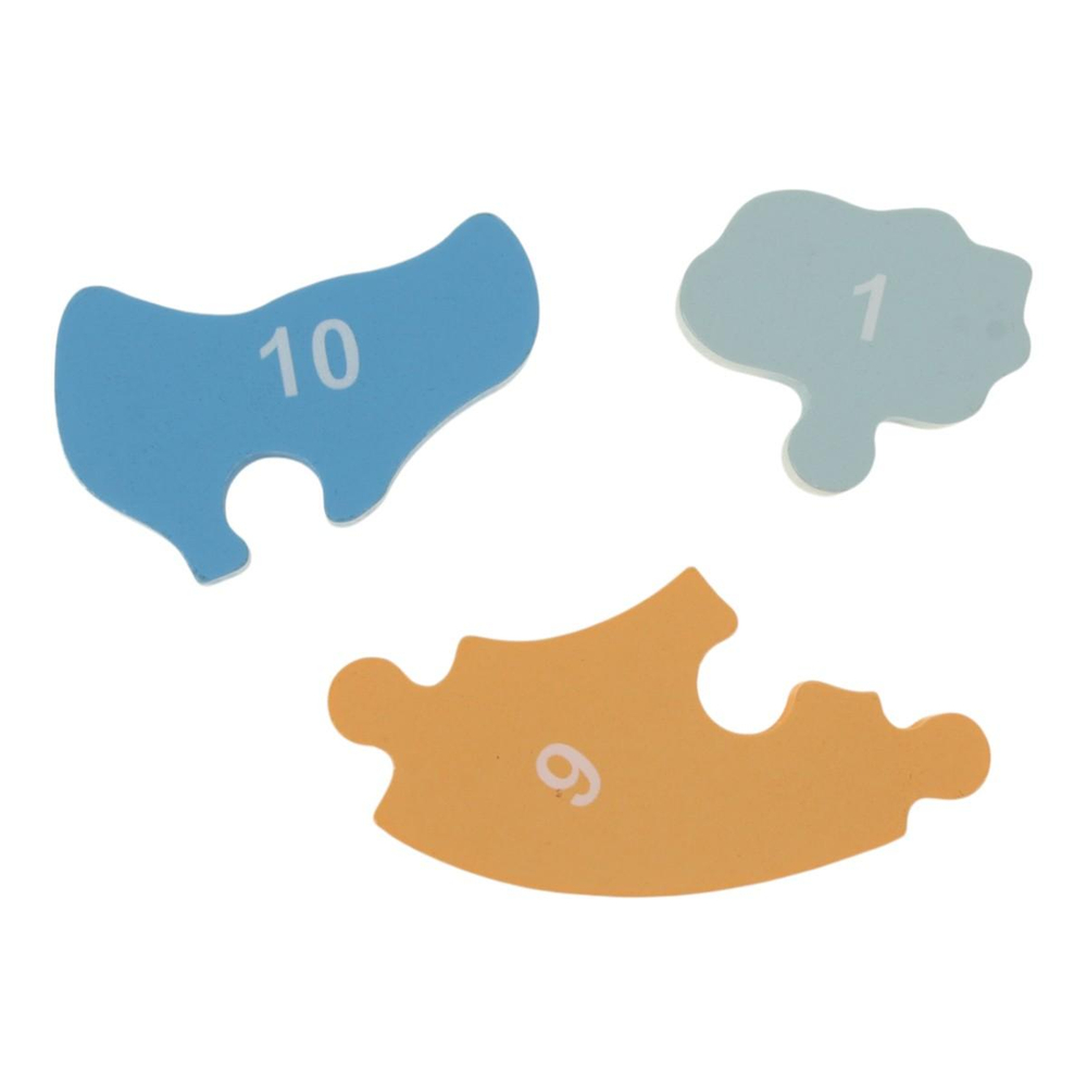 Развивающая игрушка деревянная Пазл-вкладыш по номерам Кит, C-41805