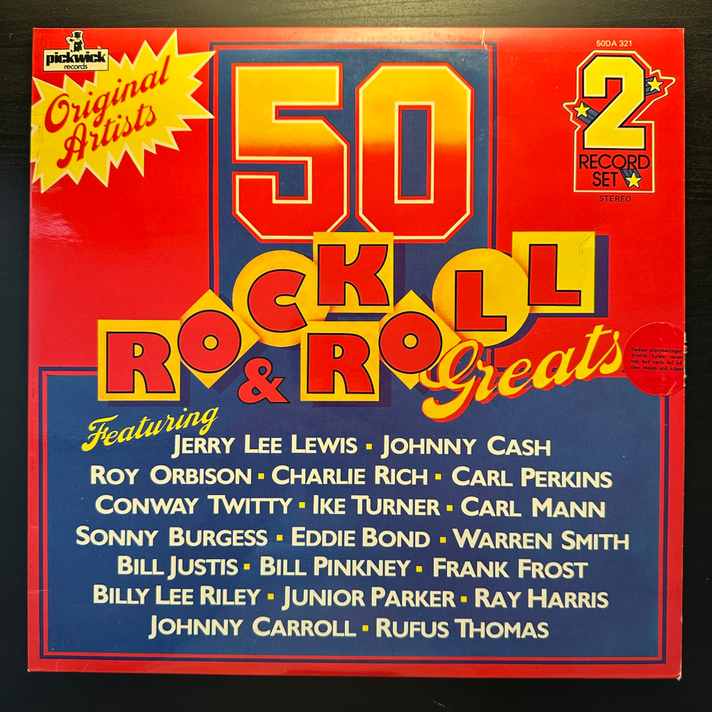 Сборник 50 Rock & Roll Greats 2LP (Англия)