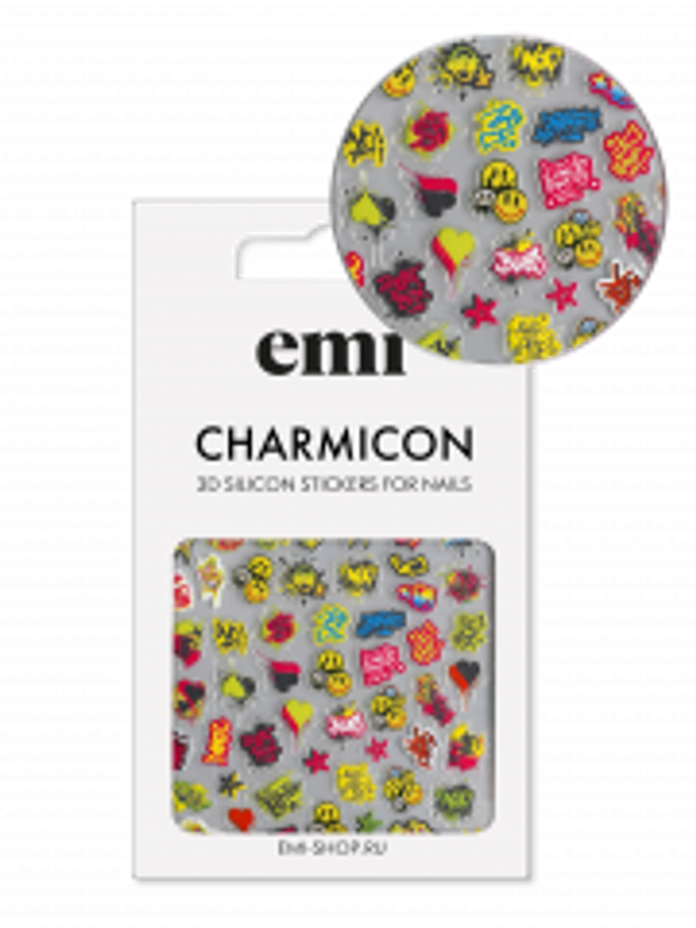 Charmicon 3D Silicone Stickers №204 Граффити